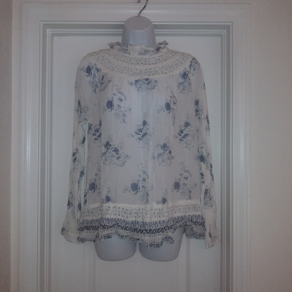 Anthropologie Intropia Cotton Top